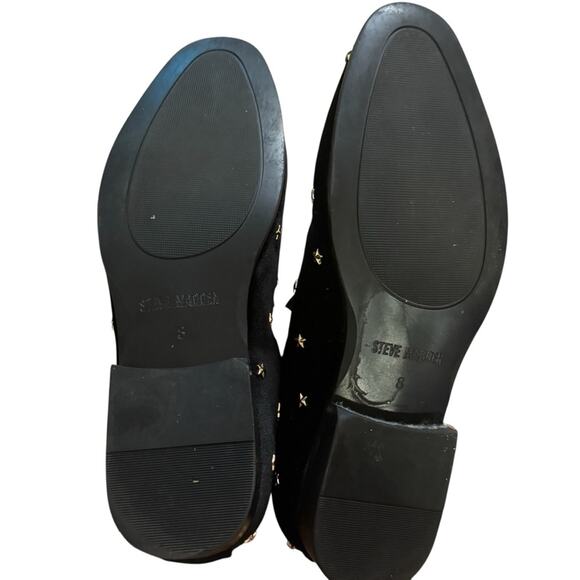 Steve Madden P-Pigiri Black Velvet Star Loafers Size 8 Sold out Style– Flawed - Picture 13 of 14